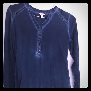 Navy blouse